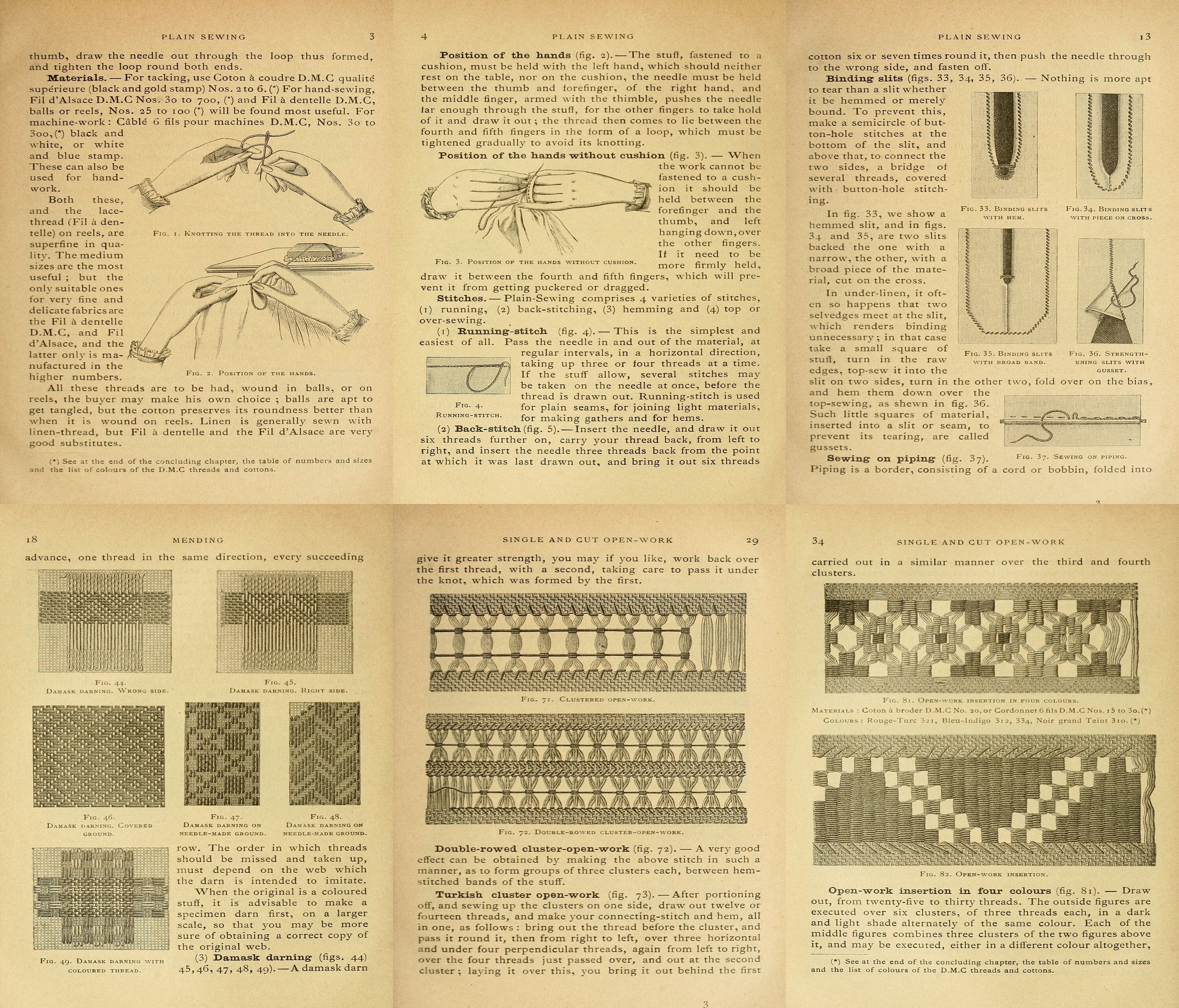 1890s Needlework Encyclopedia, Vintage Embroidery Designs (PDF
