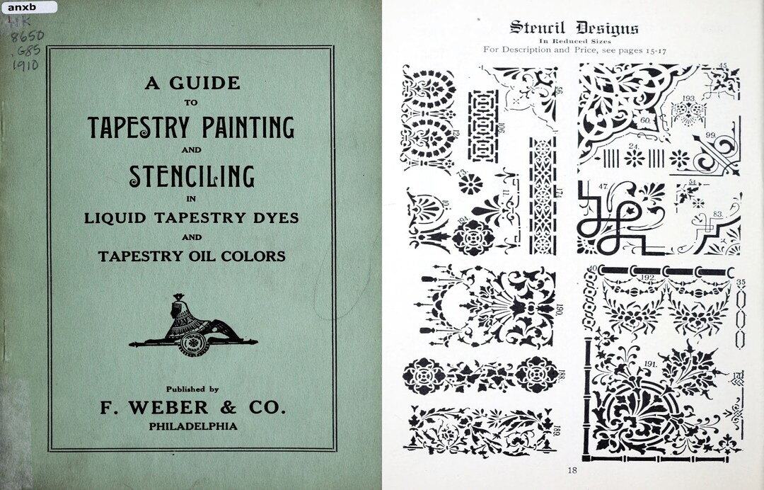 Tapestry Patterns.pdf A Guide to Tapestry Painting and Stenciling in Liquid Tapestry Dyes and ...