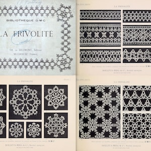 La Frivolité - Frivolity - 1900s French Tatting Ebook, PDF