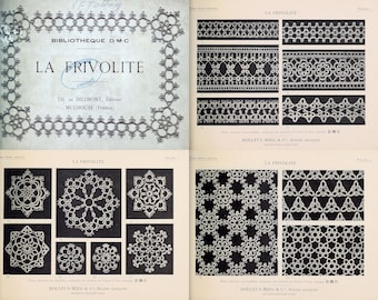 La Frivolité - Frivolity - 1900s French Tatting Ebook, PDF
