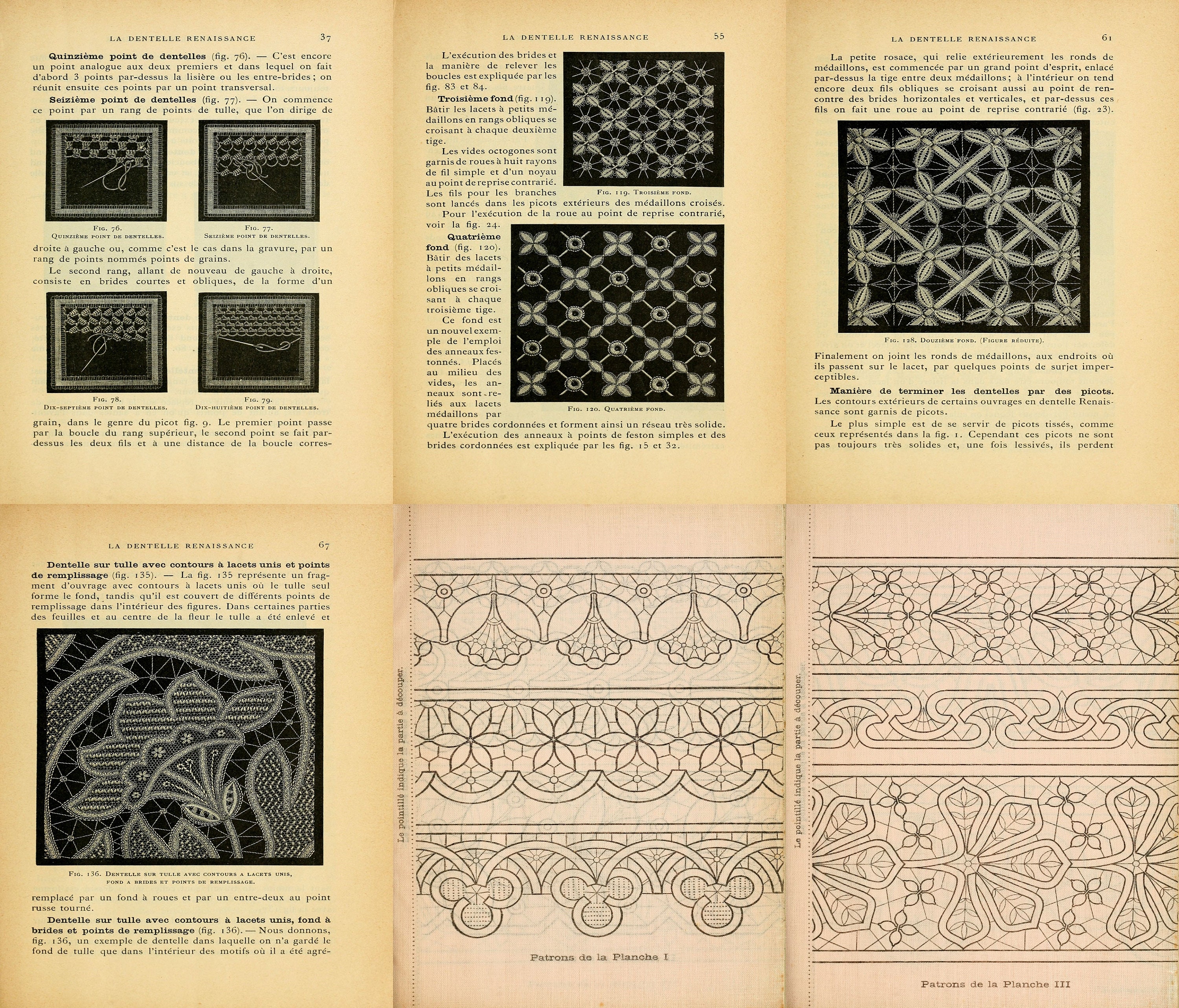 1920s Renaissance Lace Ebook - French Lace Transfer Patterns (PDF