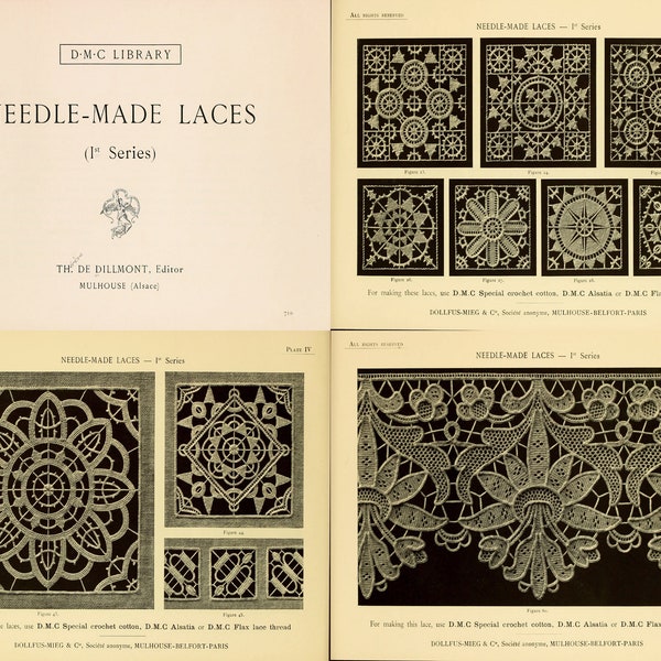 Needle-made laces, 1890 - 19th Century Lace Making ebook PDF