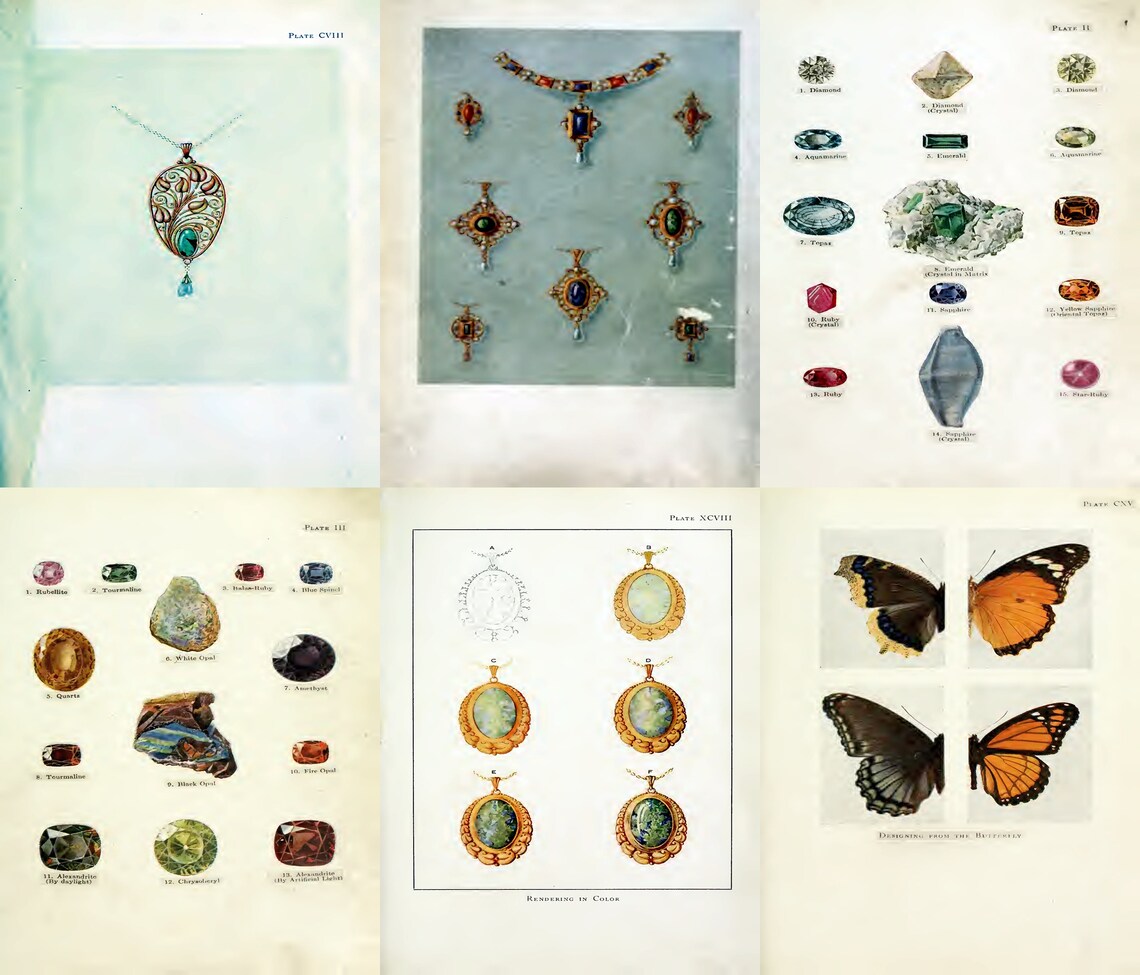 Jewellery making and design an illustrated vintage text book Etsy