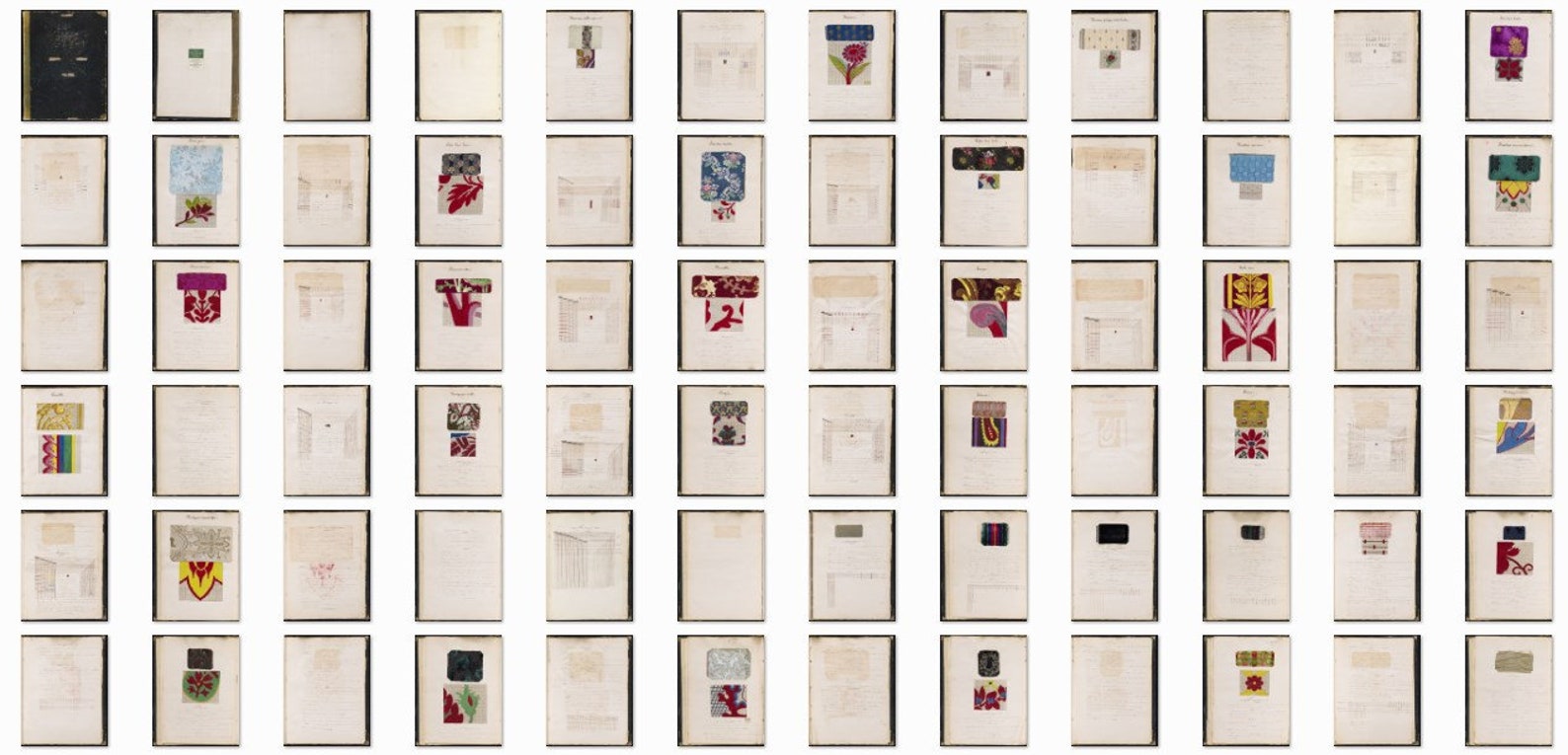 Weaving Design Book, 1890, Vintage Weaving Ebook Containing Illustrated