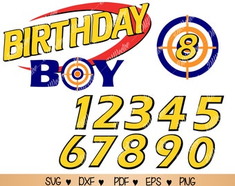 Download Nerf Birthday Svg Etsy