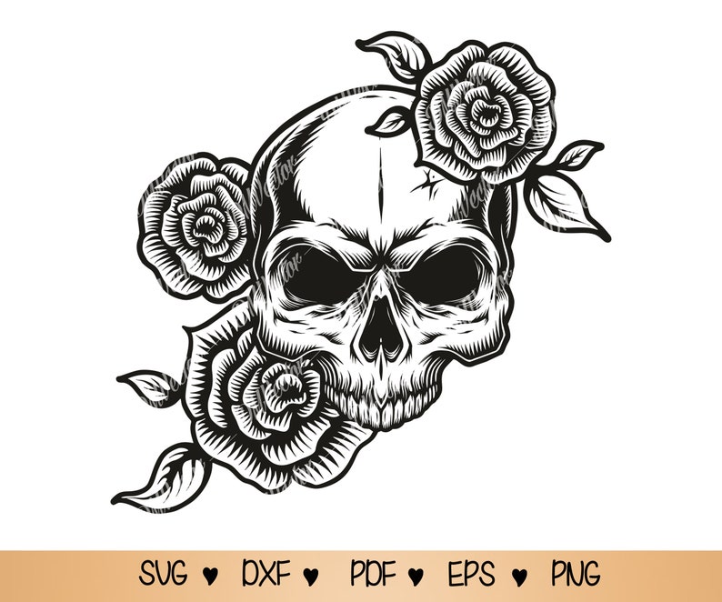 Free Free 177 Flower Skull Svg SVG PNG EPS DXF File