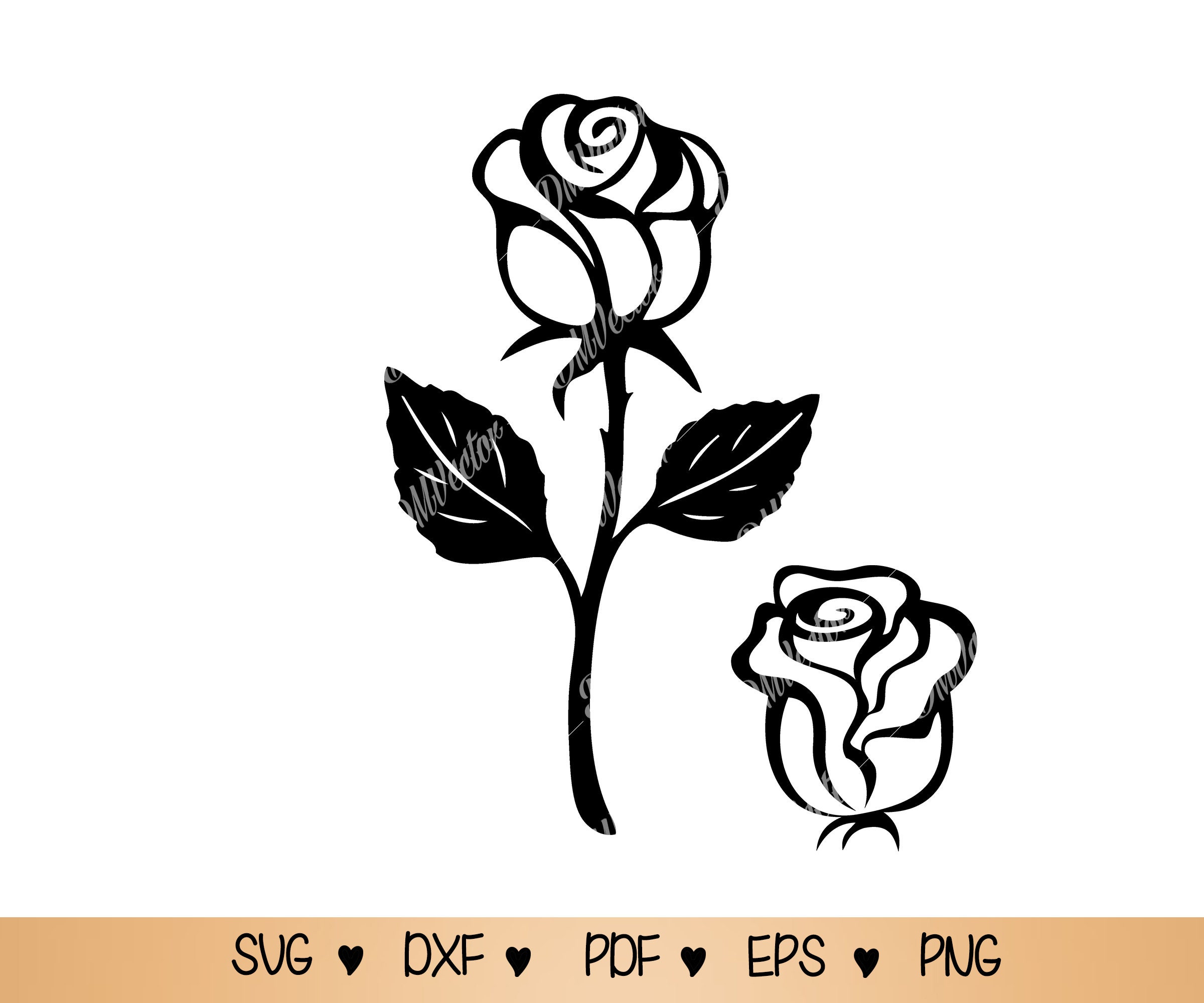 Flower Svg Files Rose Svg Floral Svg Rose Flower Svg vrogue.co