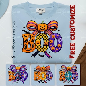 Coquette Halloween BOO PNG Set: Ghost, Pumpkin, Lace (Digital Download)