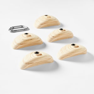 Wood Climbing Holds
