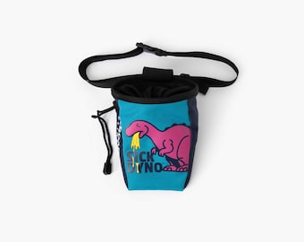 Sick Dyno® T-Rex Chalk Bag - Dark Teal