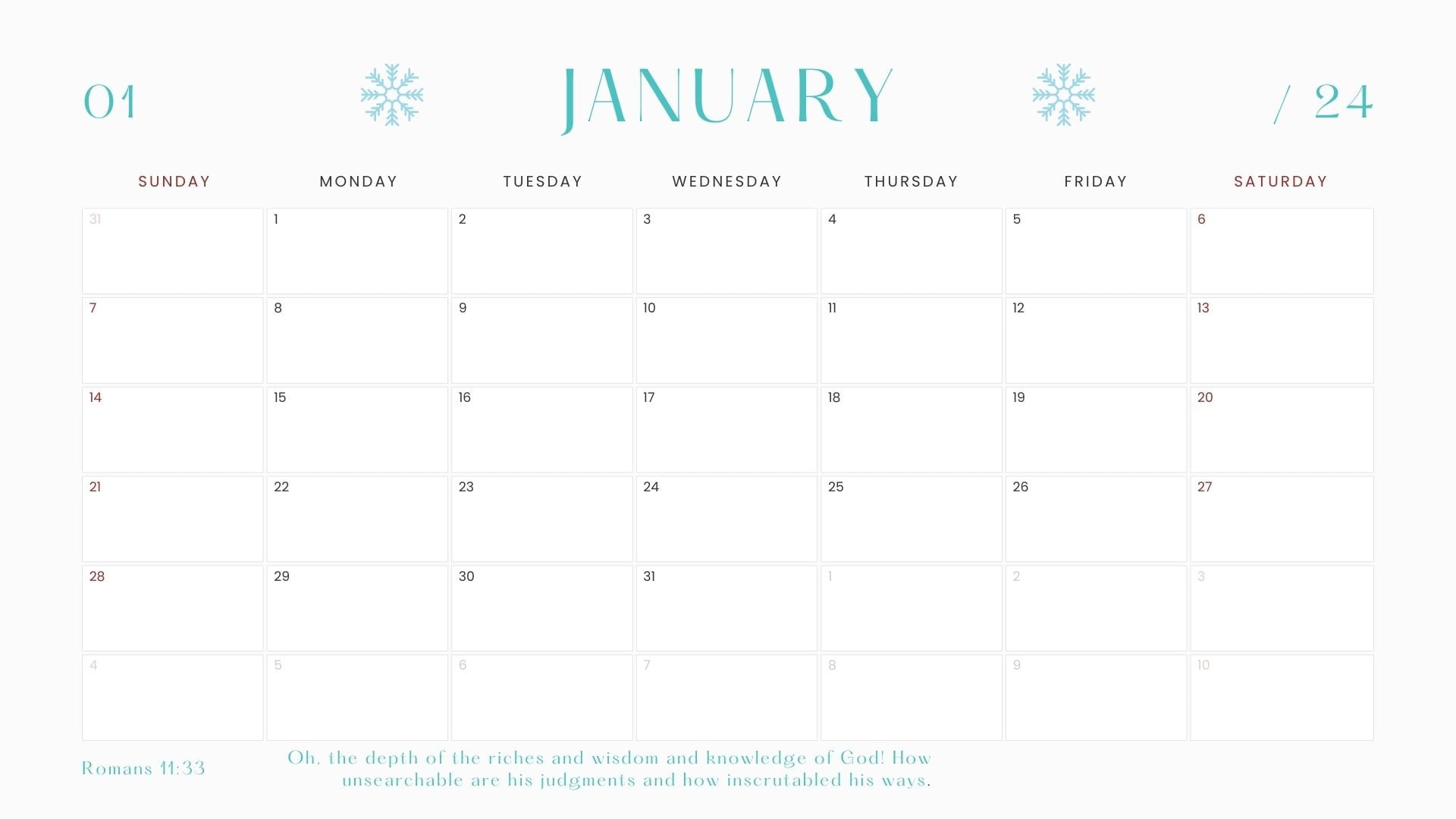 2024 Calendar Printable Monthly Scripture - Etsy