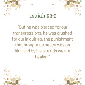 Isaiah 53:5 Scripture printable