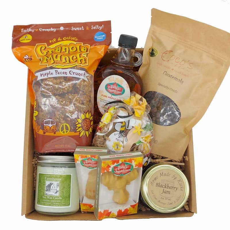 CUSTOMIZABLE Enjoy Local New Hampshire Made Gift Box Handcrafted NH