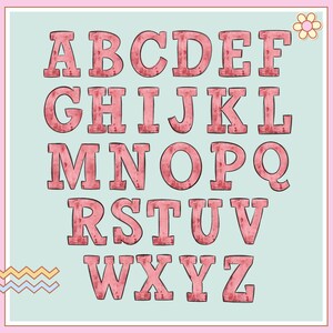 Rustic Blush Doodle Font,digital Download,png,sublimation,doodle Font ...