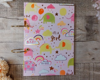 A4 Card Snug Greeting Card Holder Book | It's a Girl | Keepsake & Gift Storage | Organisation | New Baby | Baby Shower | Gift Idea