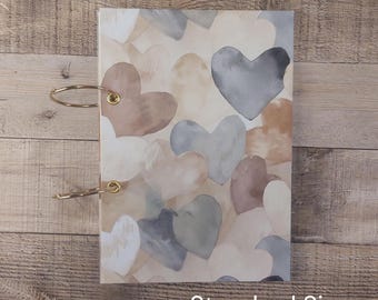 Standard Card Snug Greeting Card Holder Book | Boho Hearts | Keepsake & Gift Storage | Organisation | Wedding Cards | Happily Ever After