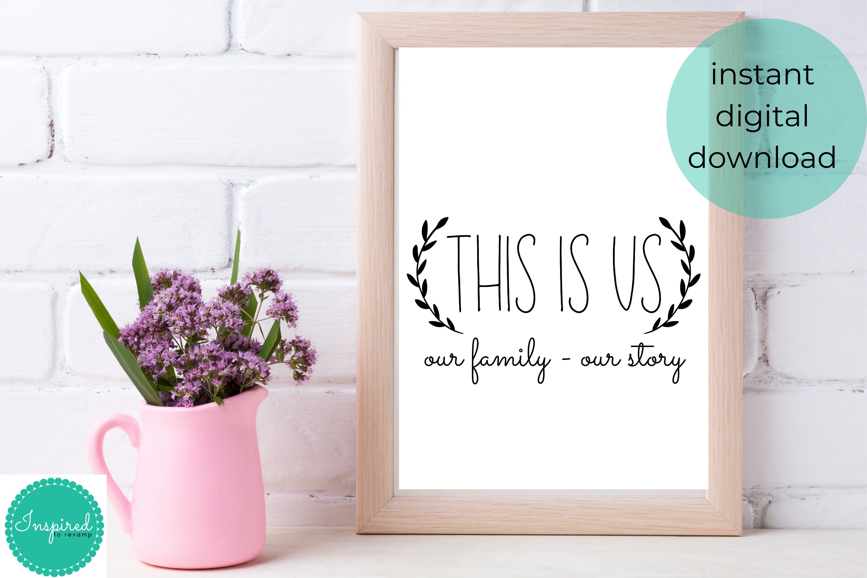 Farmhouse Quote Digital Download Farmhouse Décor Home Décor | Etsy