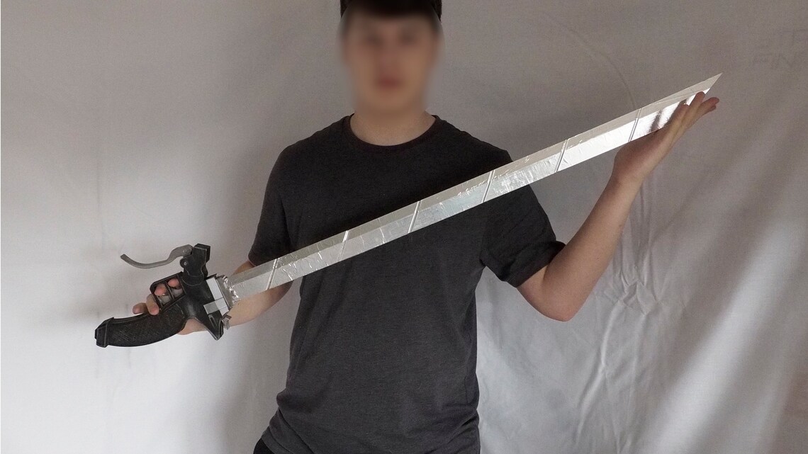Aot sword with removable blade 3dprinted Etsy