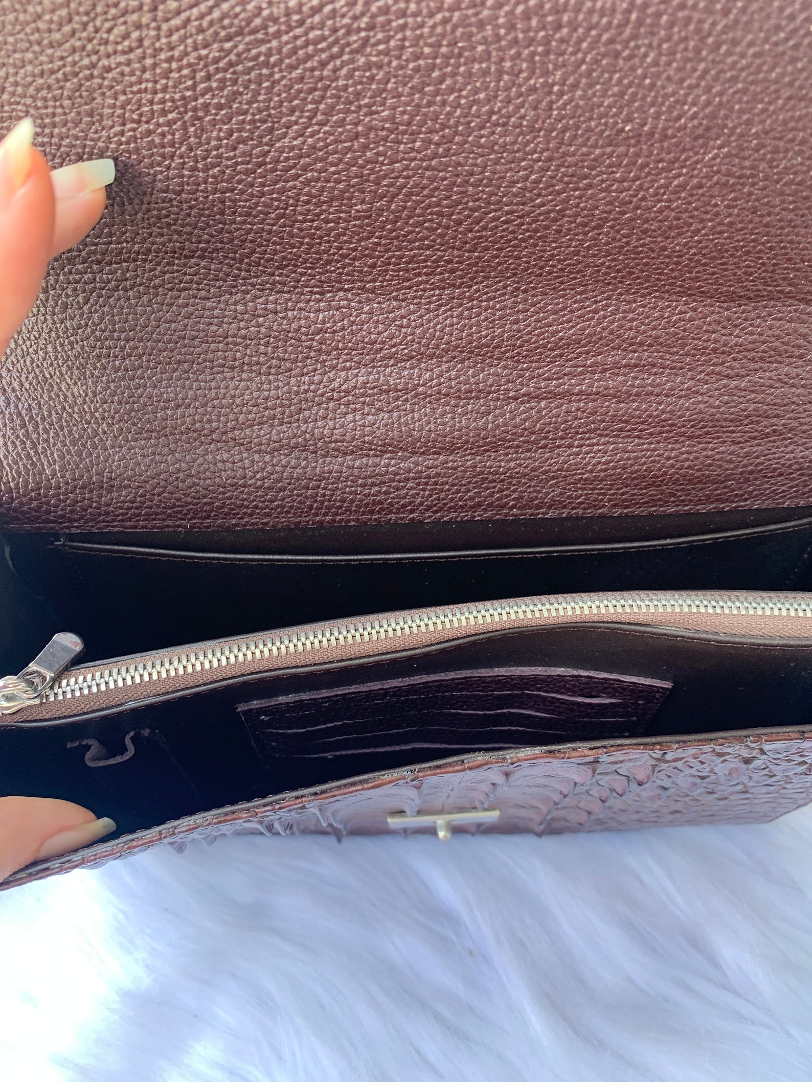 alligator and crocodile leather