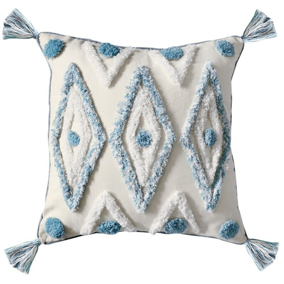 Moroccan style cushion cover bohemian Geometric decorative Etsy