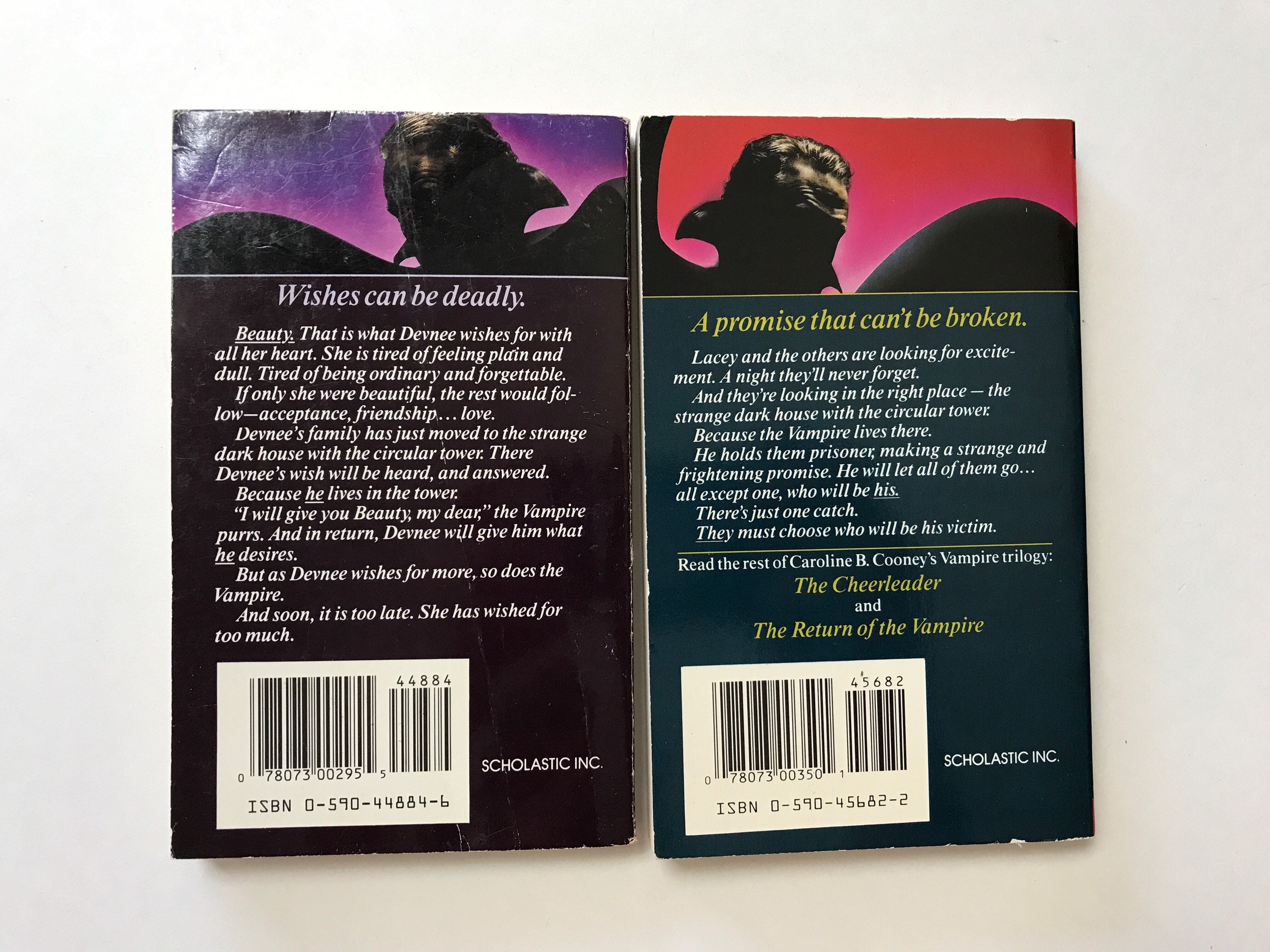 1990s Return of the Vampire Vampires Promise Paperback Chapter Books by