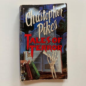 1997 Tales of Terror Paperback Chapter Book by  Christopher Pike Short Stories DAMAGED But RARE