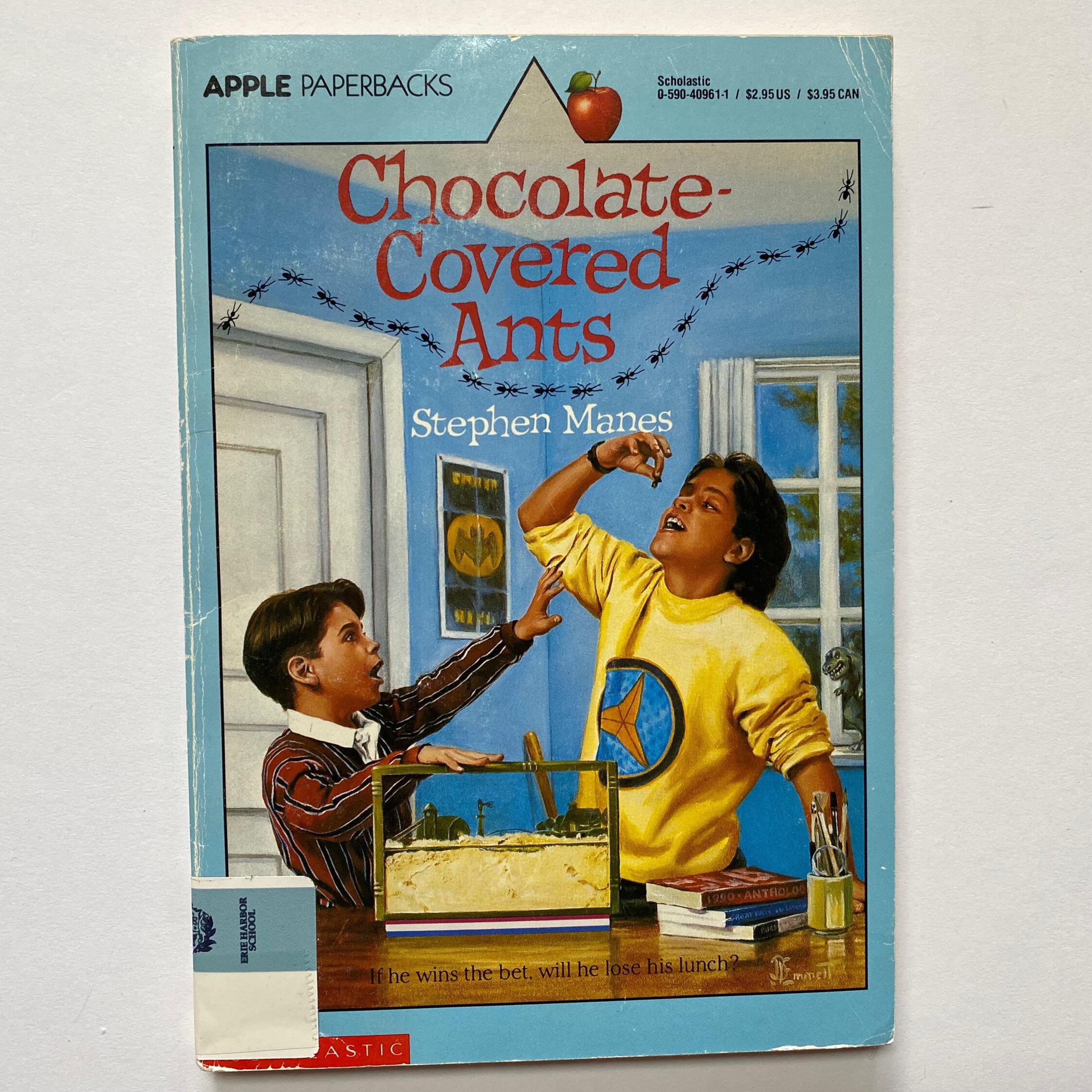 1990 Chocolate Covered Ants Paperback Chapter Book for Kids by