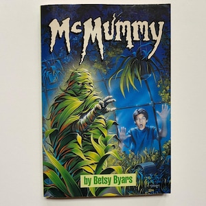 1993 McMummy Paperback Chapter Book / Betsy Byars / 90s Kids Teens Reading