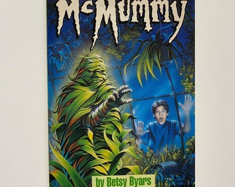 1993 McMummy Paperback Chapter Book / Betsy Byars / 90s Kids Teens Reading