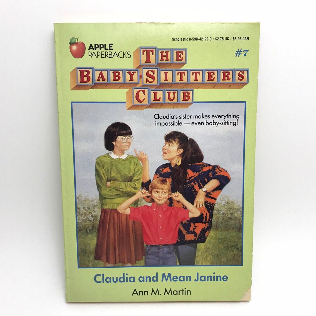 The Babysitters Club #7 Claudia and Mean Janine Paperback Chapter