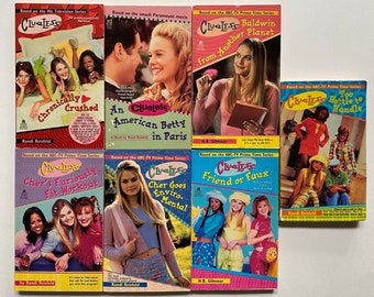 1990s Clueless Paperback Chapter Books Lot of 7 Books Girls Teens Based on the Movie Film Cher