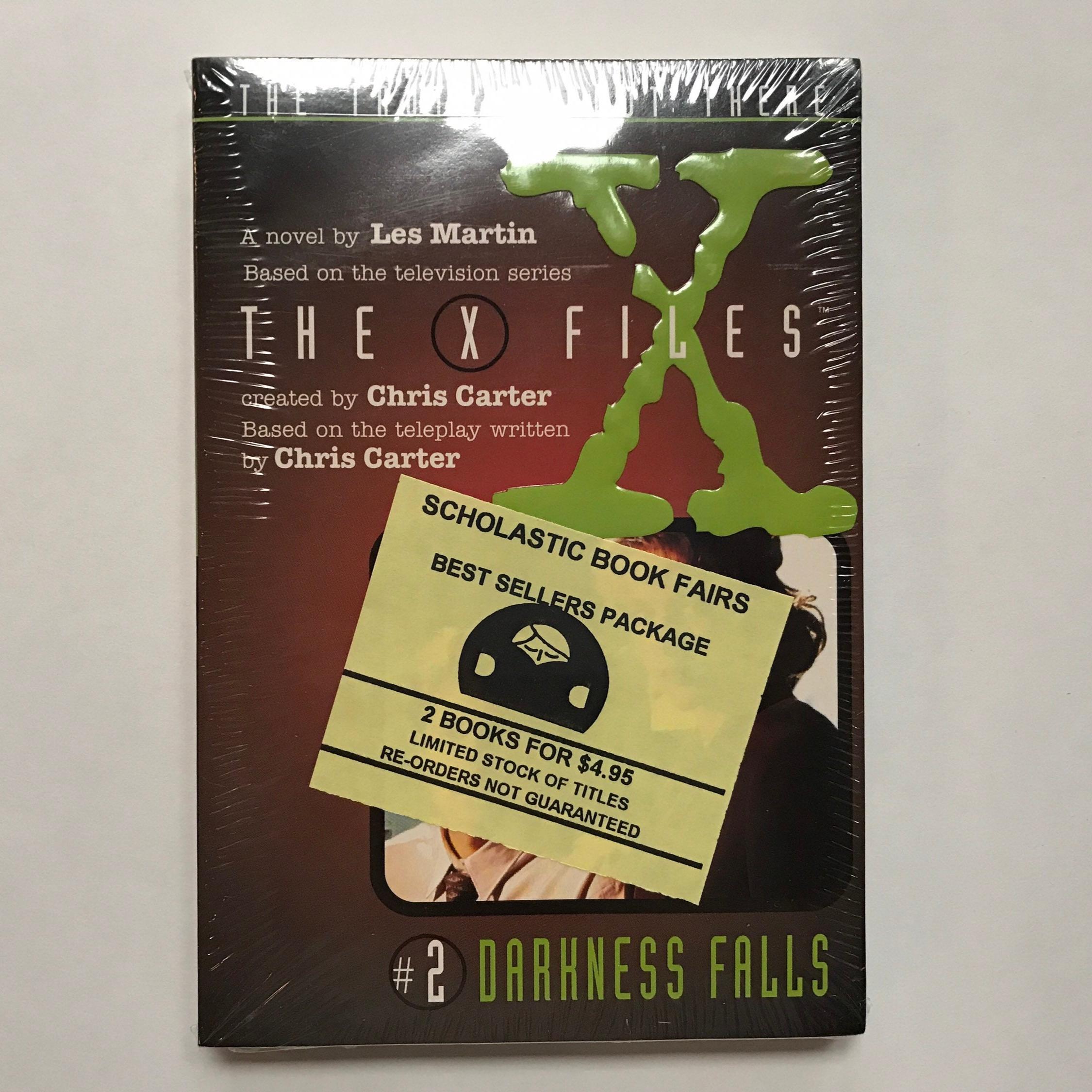1996 the X Files Paperback Chapter Book Set Scholastic Book Fair