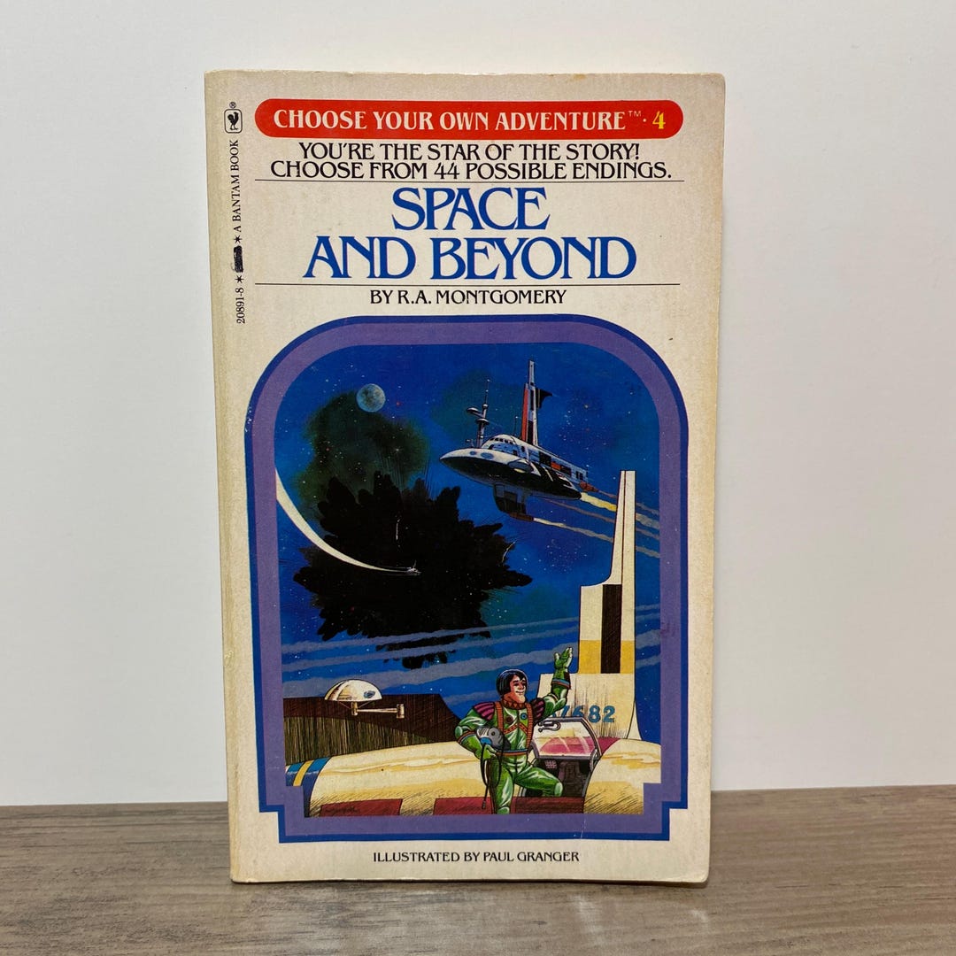 Choose Your Own Adventure #4 Space and Beyond Paperback Chapter Book - Etsy
