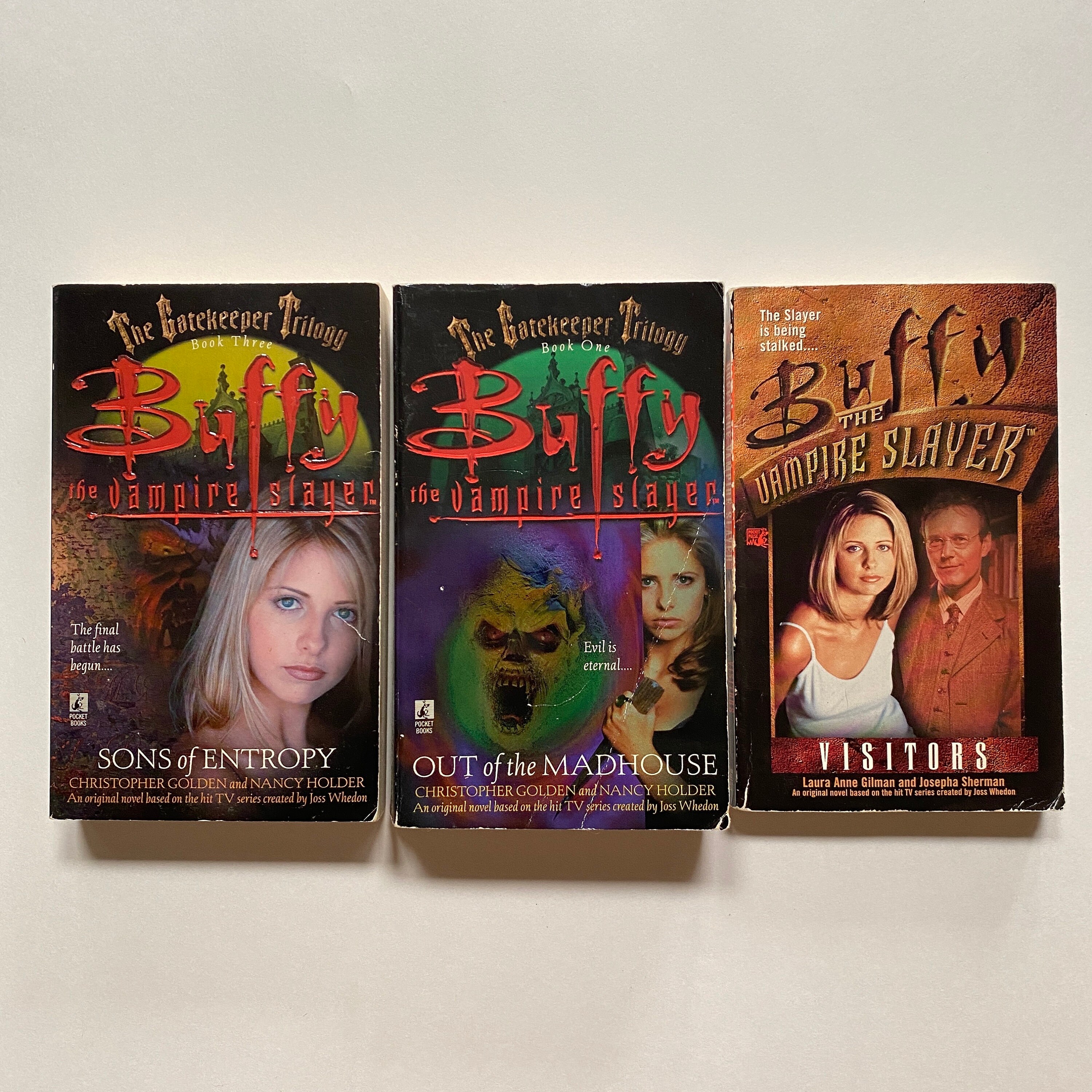 1990s Buffy the Vampire Slayer Books Based on the TV series 90s Paperback Collectible