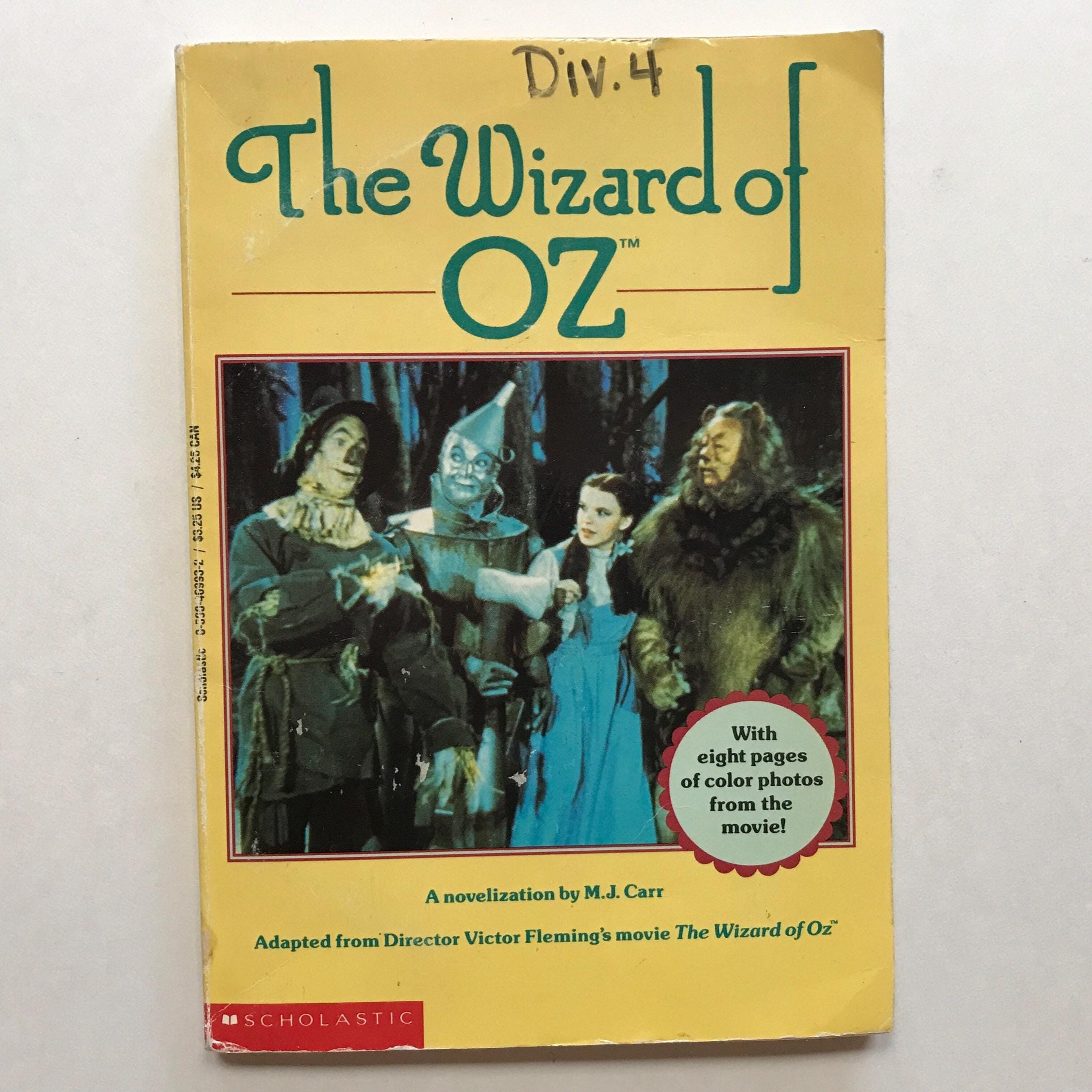 1993 the Wizard of Oz Novelization Paperback Chapter Book 90s With