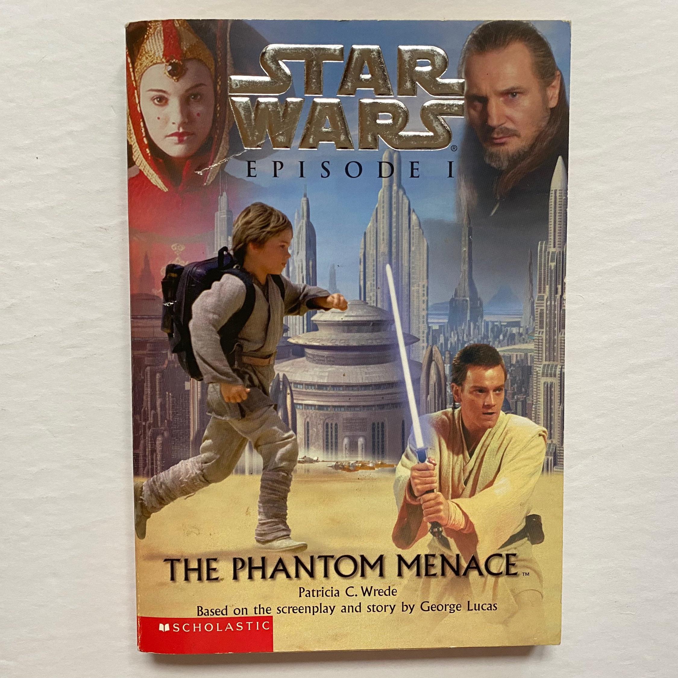 1999 Star Wars Episode 1 the Phantom Menace Paperback Chapter Book 