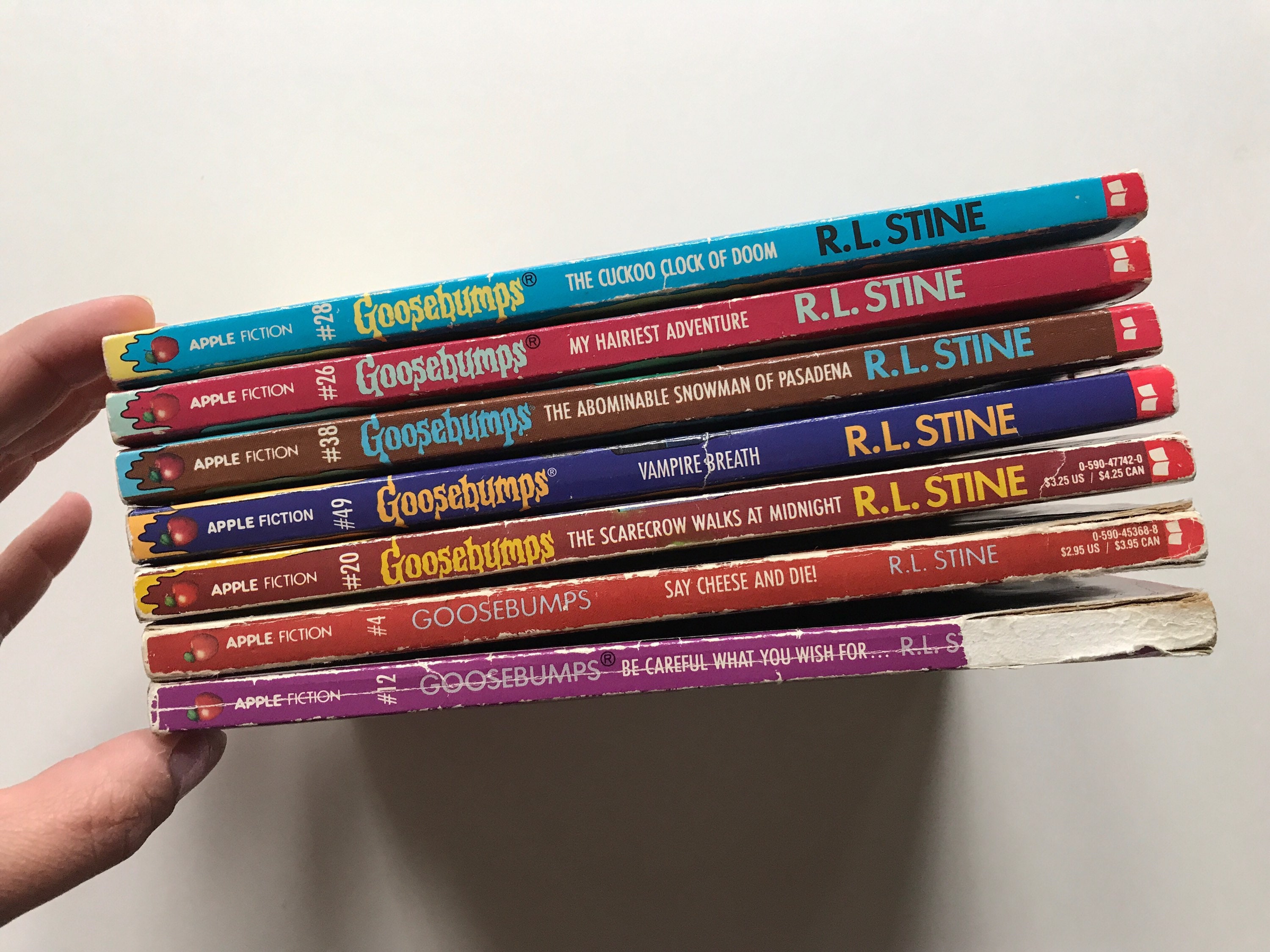 Goosebumps LOT Paperback Book by RL Stine for Kids Teens Young Adults ...