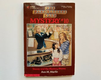 The Babysitters Club Mystery #10 Stacey and the Mystery Money Paperback Chapter Book by Ann M. Martin