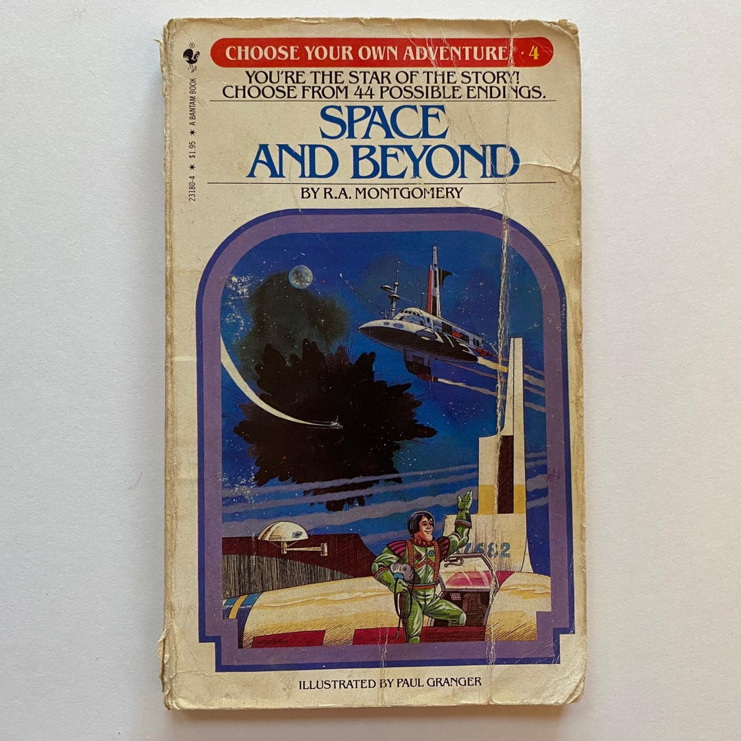 Choose Your Own Adventure #4 Space and Beyond Paperback Chapter Book - Etsy