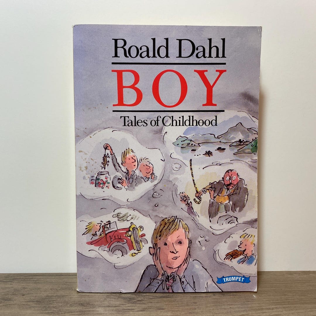BOY Tales of Childhood by Roald Dahl 1984 Paperback Trumpet Book - Etsy