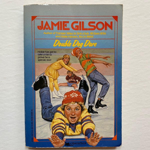 1989 Jamie Gilson Double Dog Dare Paperback Chapter Book 80s Kids Teens Reading Story