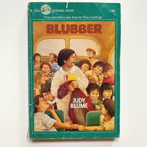 1976 Blubber Paperback Book by Judy Blume Dell Yearling