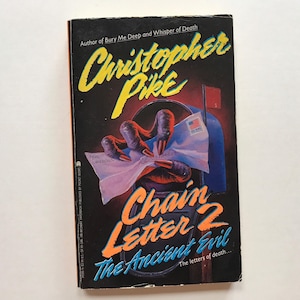 1992 Chain Letter 2 The Ancient Evil Paperback Chapter Book by Christopher Pike