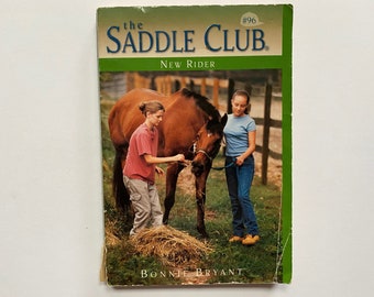 Saddle Club #96 New Rider Paperback Chapter Book by Bonnie Bryant