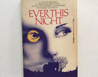 1983 Ever This Night Paperback Chapter Book by Virginia DeCoursey Reading 80s Crime Thriller Horror
