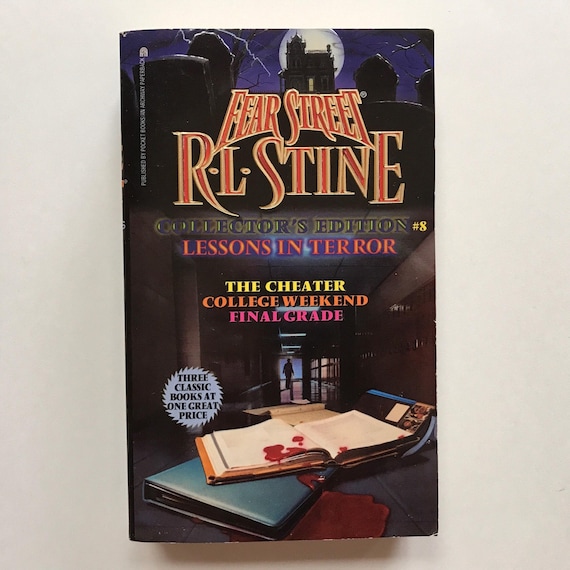 1998 Fear Street Lessons in Terror Collectors Edition Paperback
