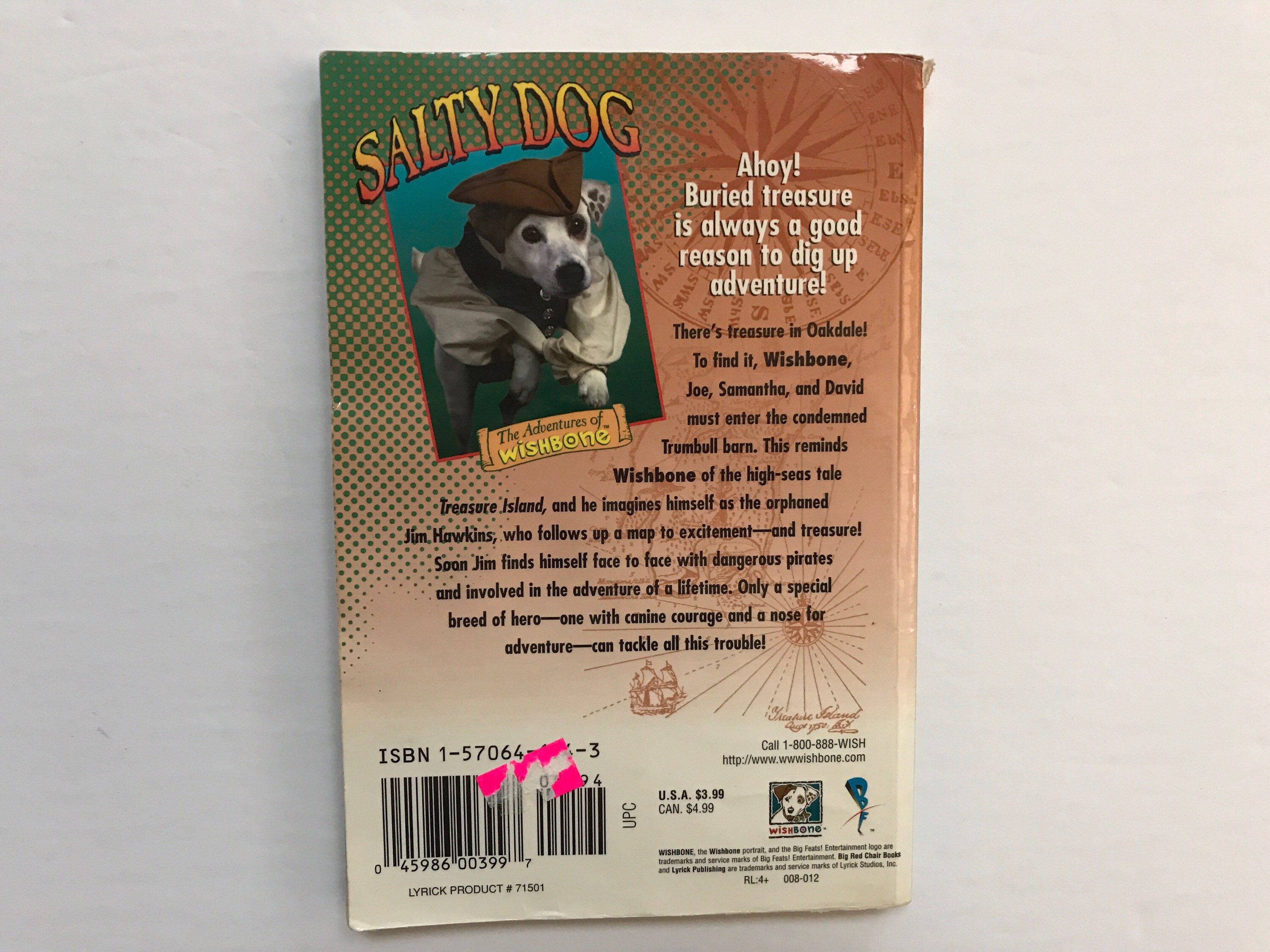 Wishbone Adventures #2 Salty Dog Paperback Chapter Book - Etsy