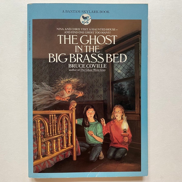 1991 The Ghost in the Big Brass Bed Bruce Coville Paperback Teens Young Adult Chapter Book