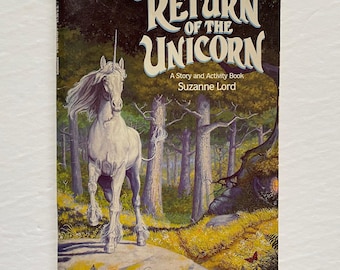 Return of the Unicorn Story and Activity Book by Suzanne Lord 1990 Paperback