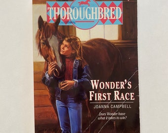 Thoroughbred #3 Wonders First Race Paperback Chapter Book by Joanna Campbell